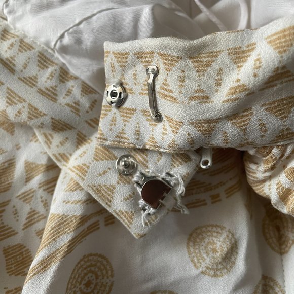 Ports International Vintage Print Rayon Skirt Size 4 Pattern - Picture 6 of 7